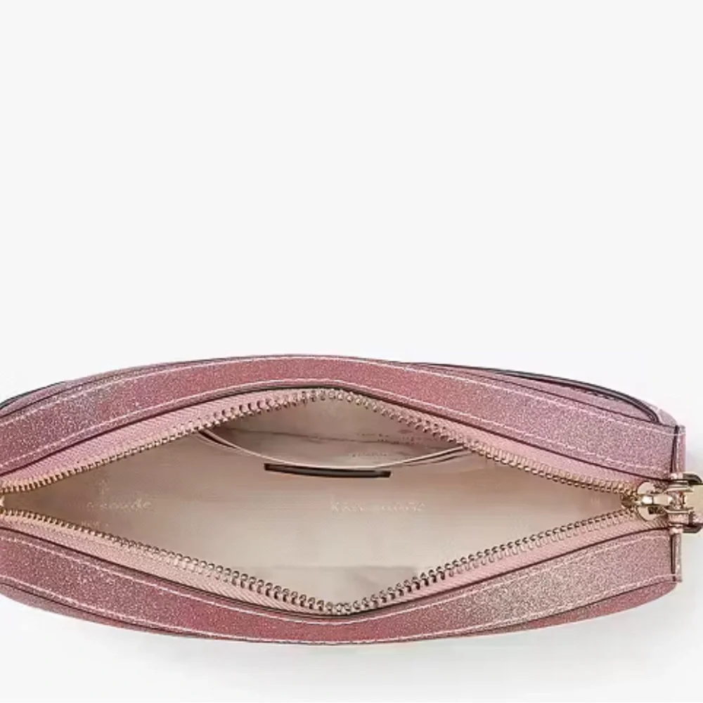 Kate Spade Glimmer Oval Camera Bag KE459 Mitten Pink
